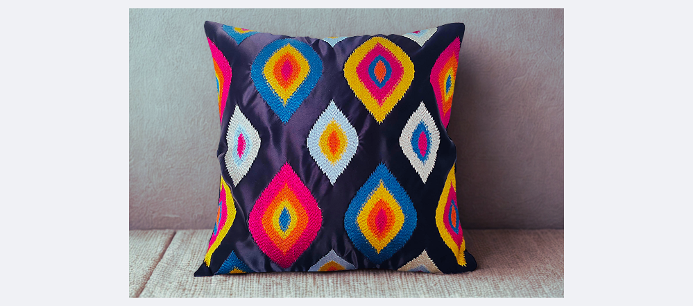 Embroidery Cushion Cover
