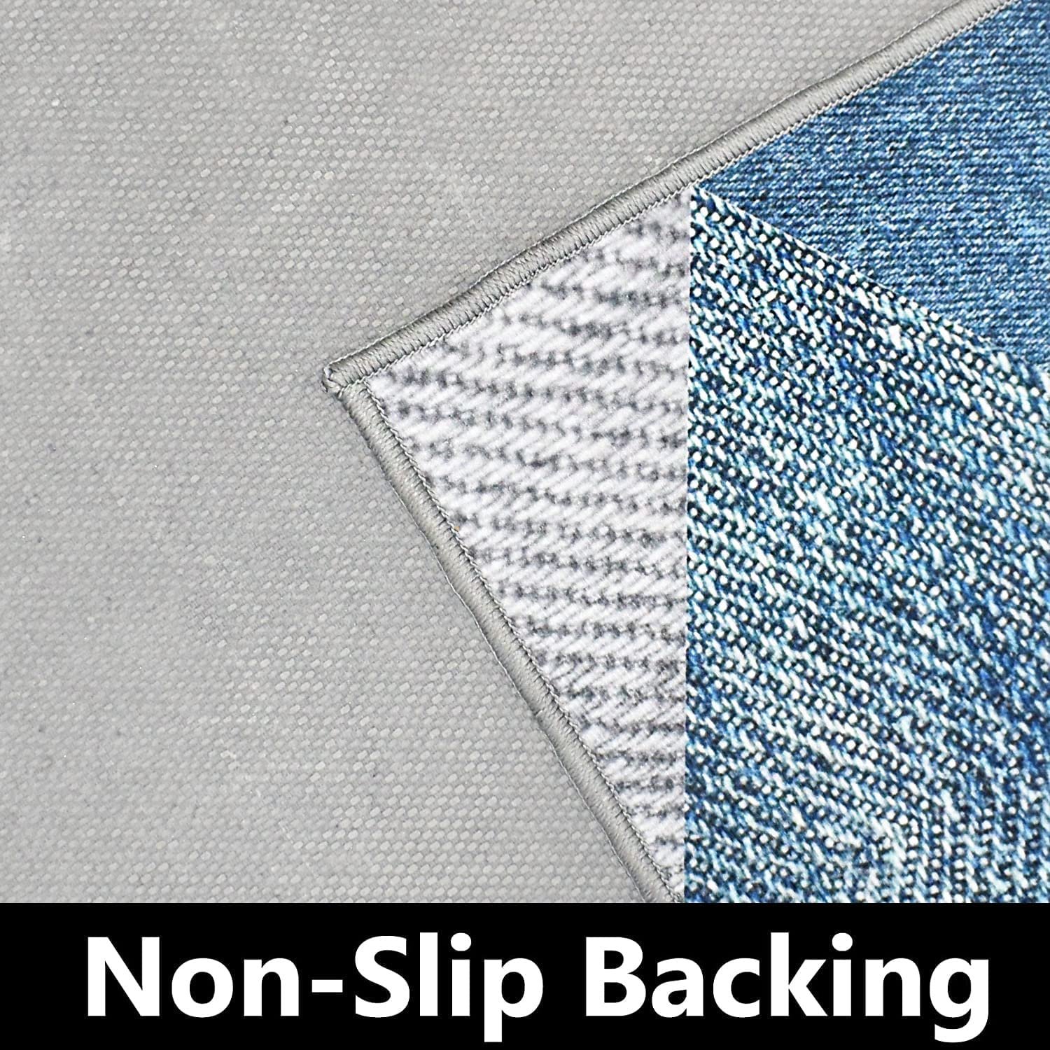 Multi Printed Carpet Rug Runner and Carpets for Bedroom/Living Area/ with Anti Slip Backing (3x5 fts) - Image 3