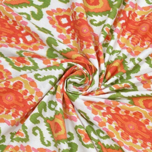 Premium Cotton Bedsheet Set I Ikat Print I King Size Bedsheet photo review