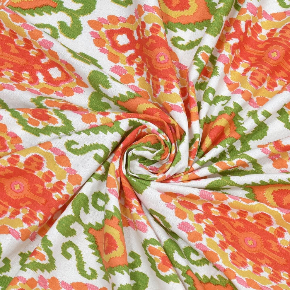 Premium Cotton Bedsheet Set I Ikat Print I King Size Bedsheet - Image 4